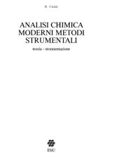 book Elementi di analisi chimica strumentale