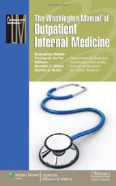 book The Washington Manual of Outpatient Internal Medicine