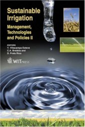 book Sustainable Irrigation Management, Technologies and Policies II