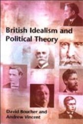 book British Idealism and Political Theory