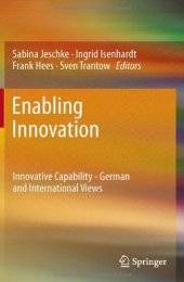 book Enabling Innovation: Innovative Capability - German and International Views