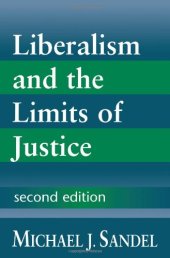 book Liberalism and the limits of justice