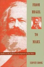 book From Hegel to Marx: Studies in the Intellectual Development of Karl Marx