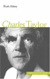 book Charles Taylor (Philosophy Now Series)