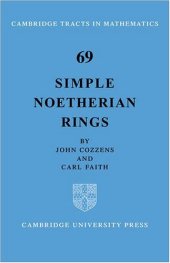 book Simple Noetherian Rings