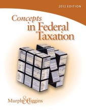 book Concepts in Federal Taxation, 2012 Edition