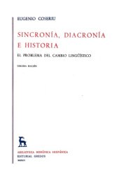 book Sincronía, diacronía e historia: el problema del cambio lingüístico