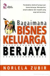 book Bagaimana Bisnes Keluarga Berjaya