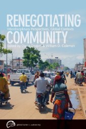 book Renegotiating Community: Interdisciplinary Perspectives, Global Contexts