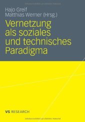 book Vernetzung als soziales und technisches Paradigma