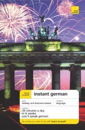 book Teach Yourself Instant German (2nd edition) (with Audio)