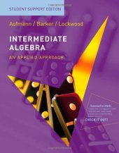 book Intermediate Algebra: An Applied Approach: Student Support Edition, 7th Edition