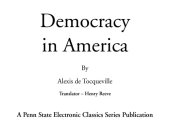 book Democracy In America Volume 1