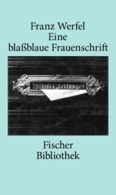 book Eine blassblaue Frauenschrift