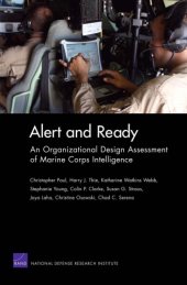 book Alert and Ready: An Organizational Design Assessment of Marine Corps intelligence