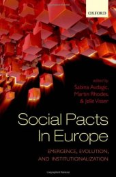 book Social Pacts in Europe: Emergence, Evolution, and Institutionalization