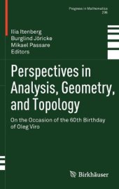 book Perspectives in Analysis, Geometry, and Topology: On the Occasion of the 60th Birthday of Oleg Viro