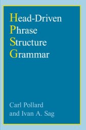 book Head-Driven Phrase Structure Grammar