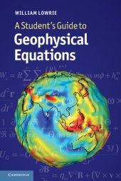 book A Student's Guide to Geophysical Equations