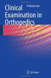 book Clinical Examination in Orthopedics