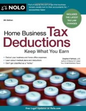 book Home Business Tax Deductions: Keep What You Earn, 8th Edition