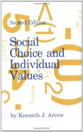 book Social choice and individual values (2nd edition)