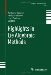 book Highlights in Lie Algebraic Methods