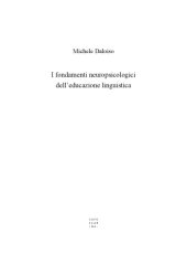 book I fondamenti neuropsicologici dell'educazione linguistica