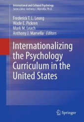 book Internationalizing the Psychology Curriculum in the United States