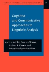 book Cognitive and Communicative Approaches to Linguistic Analysis