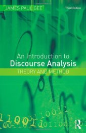 book An Introduction to Discourse Analysis: Theory and Method