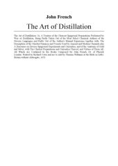 book The Art of Distillation