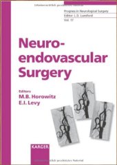 book Neuroendovascular Surgery (Progress in Neurological Surgery)