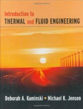 book Introduction to Thermal and Fluids Engineering