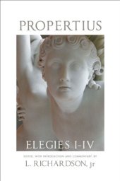 book Propertius: Elegies I-IV