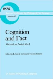 book Cognition and fact: materials on Ludwik Fleck