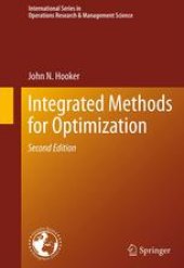 book Integrated Methods for Optimization