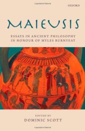 book Maieusis: Essays on Ancient Philosophy in Honour of Myles Burnyeat