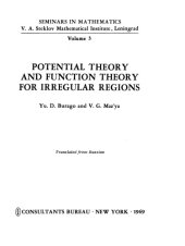 book Potential Theory and Function Theory for Irregular Regions