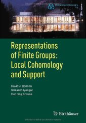 book Representations of Finite Groups: Local Cohomology and Support