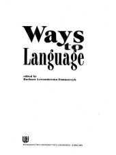 book Ways to language