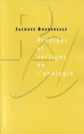 book Prodiges et vertiges de l'analogie