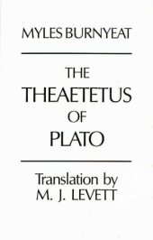 book The Theaetetus of Plato