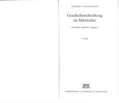 book Geschichtsschreibung im Mittelalter: Gattungen, Epochen, Eigenart