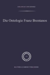 book Die Ontologie Franz Brentanos