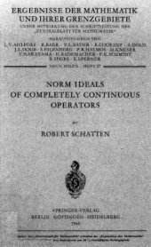 book Norm Ideals of Completely Continuous Operators