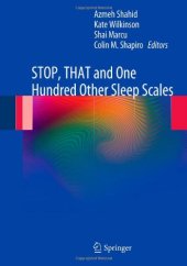 book STOP, THAT and One Hundred Other Sleep Scales