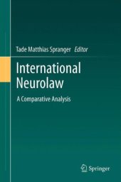 book International Neurolaw: A Comparative Analysis