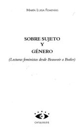 book Sobre sujeto y género: Lecturas feministas desde Beauvoir a Butler