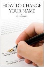 book How to Change Your Name